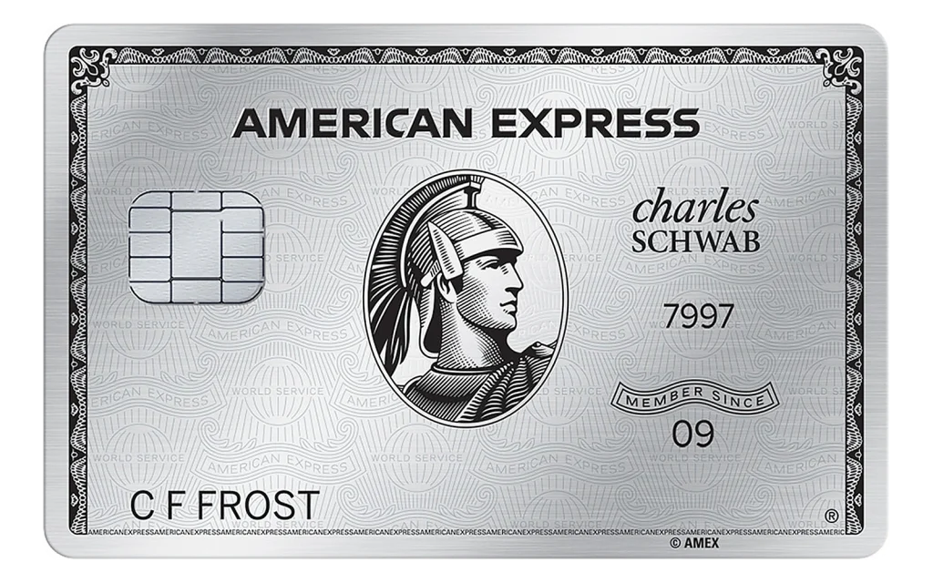 The Platinum Card from American Express Exclusively for Charles Schwab credit card