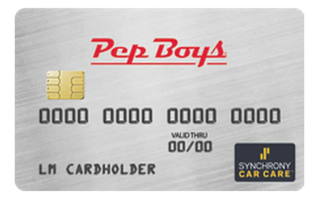 Pep Boys Synchrony Car Care Credit Card credit card