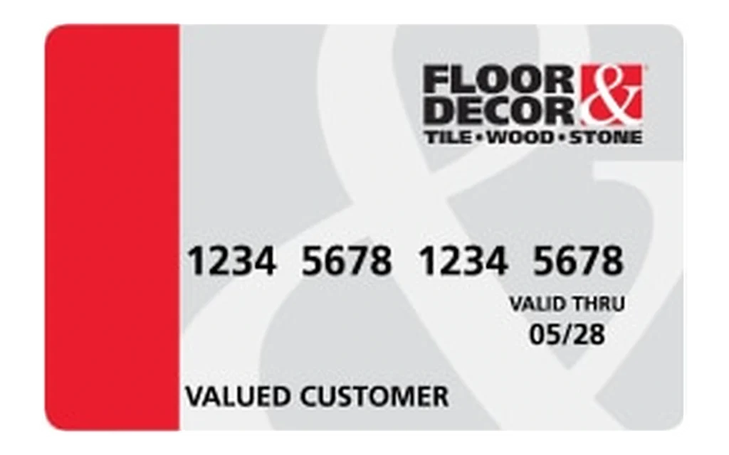 Floor & Decor Credit Card credit card