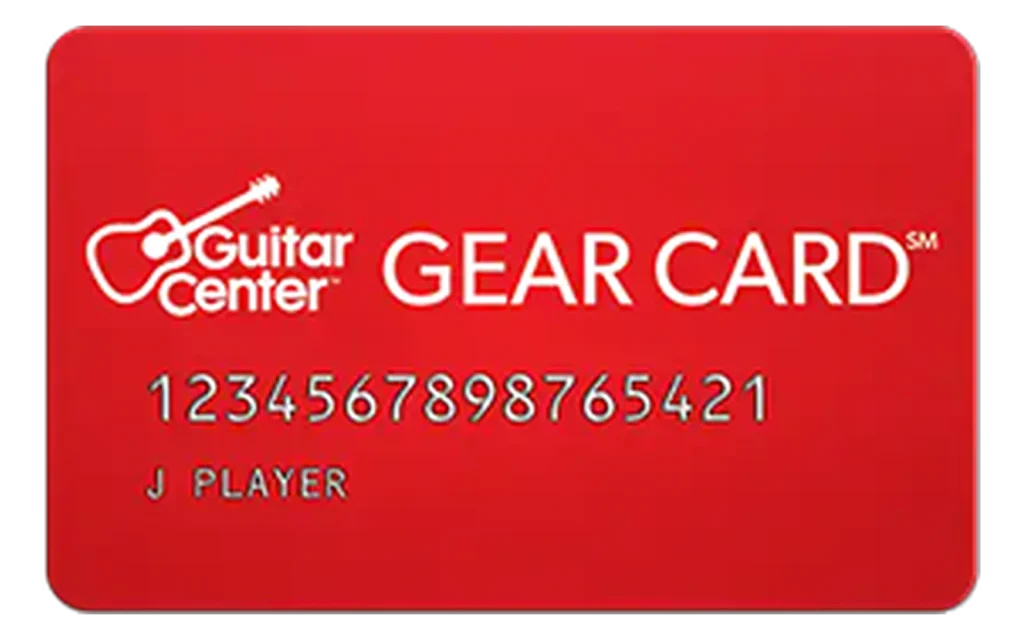 Guitar Center Gear Card credit card