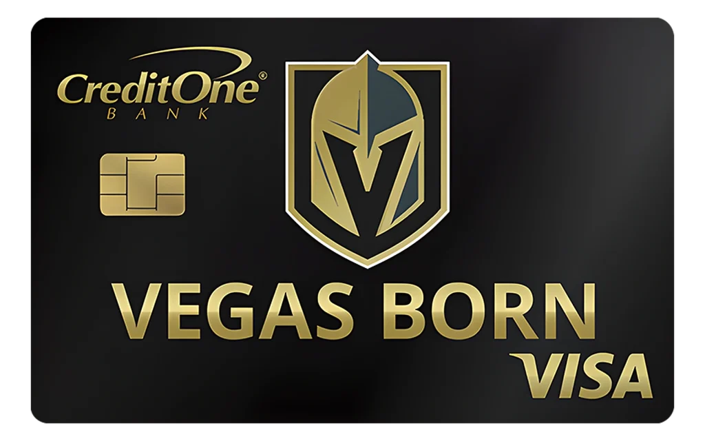 Credit One Bank Vegas Golden Knights Visa Card card image