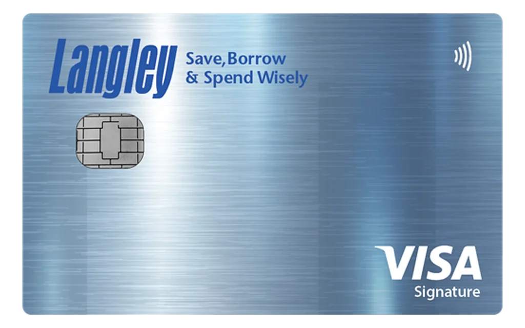 Langley Signature Cash Back Visa credit card