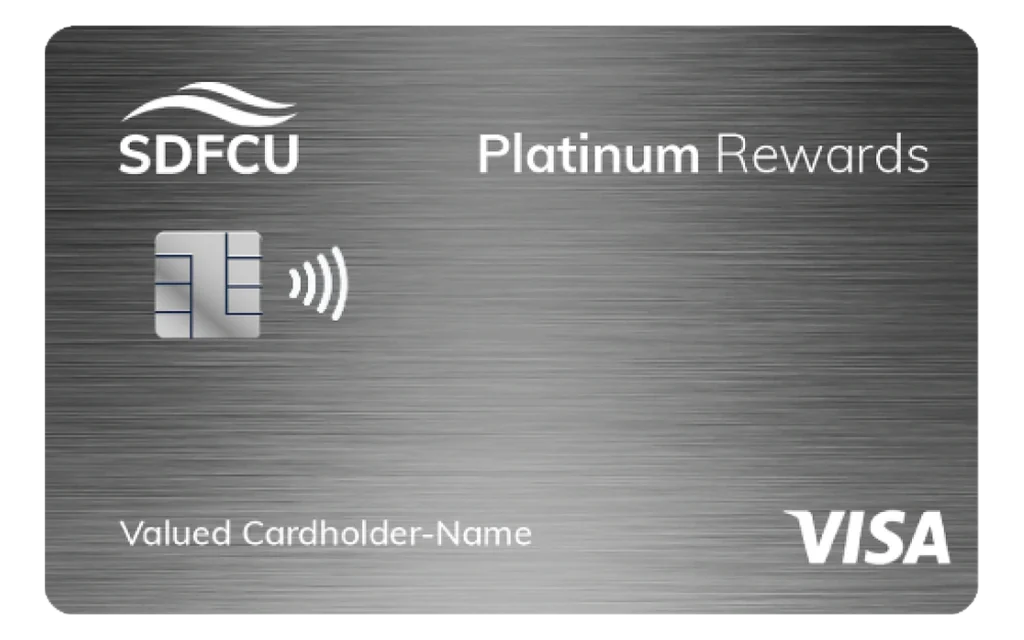 SDFCU Platinum Rewards Visa credit card