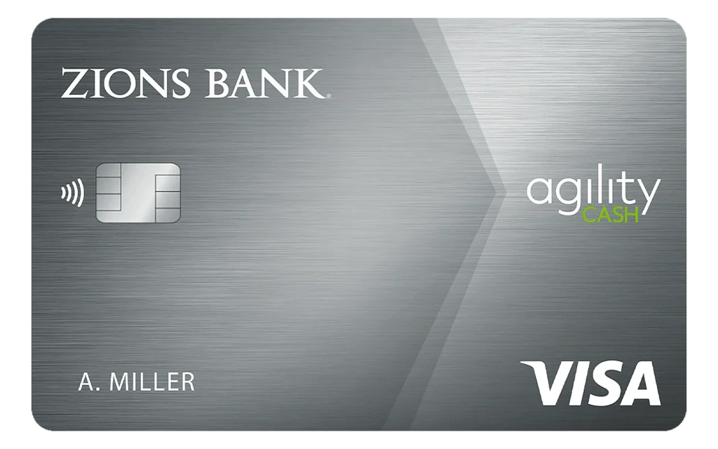 Zions Agility Cash Visa Credit Card credit card