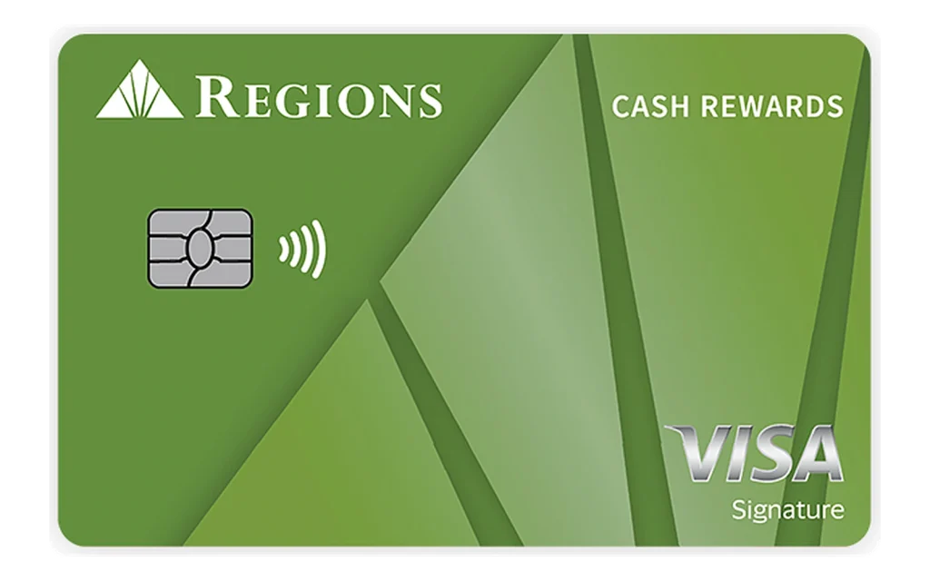Regions Cash Rewards Visa Signature credit card