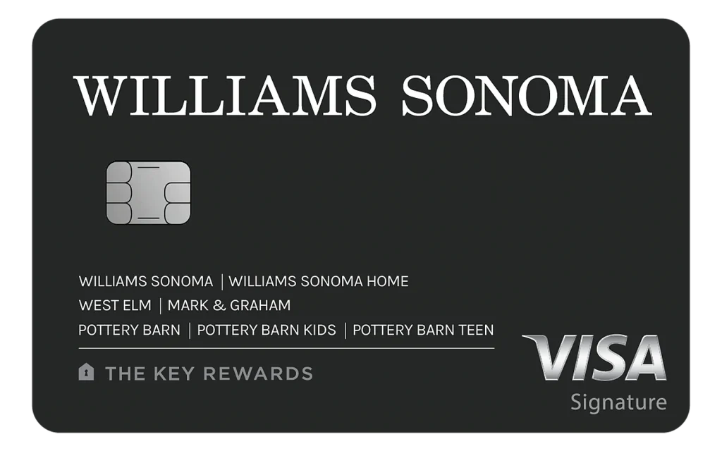 Williams Sonoma Key Rewards Visa credit card
