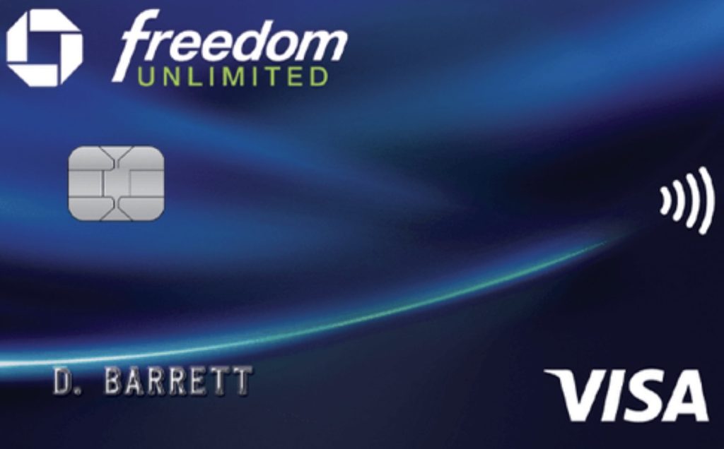 Chase Freedom Unlimited credit card